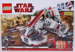 LEGO STAR WARS: A Lego Star wars set 8091 'Republic Swamp Speeder'.