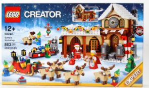 LEGO CREATOR: A Lego Creator 10245 set 'Santa's Workshop'. Factory sealed, unopened, original box.