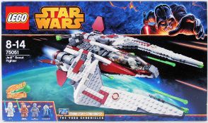 LEGO STAR WARS: An original Lego Star Wars set 75051 Jedi Scout Fighter. Factory sealed, unused.