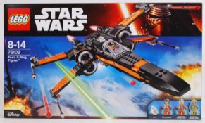 STAR WARS: An original Lego Star Wars set 75102 Poe's X Wing Fighter. As new, sealed, unused.