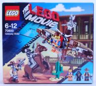 LEGO MOVIE: An original Lego Movie boxed Lego set - 70800 Getaway Glider. Factory sealed, unused.