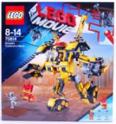 LEGO MOVIE: An original Lego Movie boxed set 70814 ' Emmet's Construct-O-Mech ,' Factory sealed,