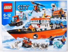 LEGO CITY: An original Lego City set 60062 Arctic Ice Breaker. Factory sealed, unused. As new.