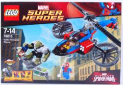 LEGO SUPER HEROES: Lego Marvel Super Heroes set 76016 Spider Helicopter Rescue. Sealed, as new.