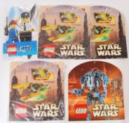 LEGO SHOP DISPLAY: A collection of 4x Lego Shop Advertising Display hanging cardboard mobiles - 3x