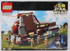 LEGO STAR WARS: A vintage Lego Star Wars 7184 set 'Trade Federation MTT'.