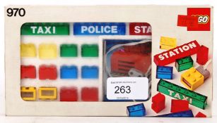 VINTAGE LEGO: A rare vintage Lego set 970 ' Light Brick Set .