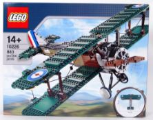 LEGO PLANE: An original Lego 10226 set ' Sopwith Camel ' plane.