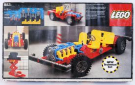 VINTAGE LEGO TECHNICS: An original vintage 1970's Lego Technics 853 set ' Car Chassis .