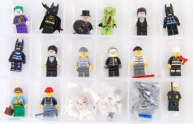 LEGO MINIFIGURES: A collection of 18x Lego minifigures to include Batman, Joker, The Penguin,
