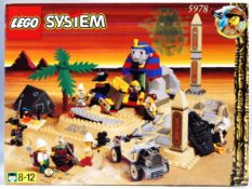 LEGO SYSTEM ADVENTURERS: A vintage Lego System set 'Sphinx Secret Surprise' 5978.