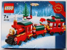 LEGO CHRISTMAS: A Lego 'Christmas Train' set 40138.