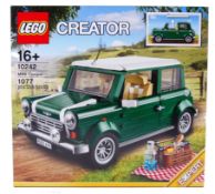 LEGO CREATOR: Lego Creator boxed set 10242 ' Mini Cooper '. Factory sealed, unopened. As new.