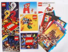 LEGO BROCHURES: A charming collection of vintage (1980's & 1990's) Lego brochures / catalogues.