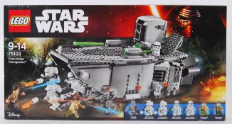 LEGO STAR WARS: Lego Star wars set 75103 'First Order Transporter'.