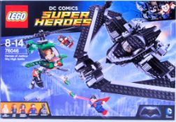 LEGO SUPER HEROES: A Lego DC Super Heroes set 76046 ' Sky High Battle '.