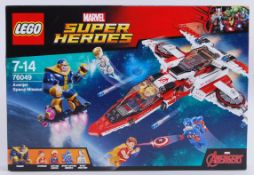 MARVEL SUPER HEROES: An original Lego set Marvel Super Heroes set 76049 - Avenjet Space Mission.