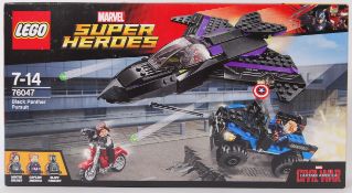 LEGO SUPER HEROES; A Lego DC Super Heroes 76047 ' Black Panther Pursuit ' set.
