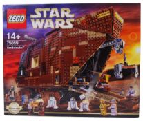 LEGO STAR WARS: A rare Lego Star Wars 75059 Sandcrawler set. Boxed, factory sealed and unused.