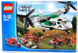 LEGO CITY: Lego City set 60021 Cargo Heliplane. Factory sealed, unused.