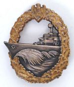 GERMAN DESTROYER BADGE: