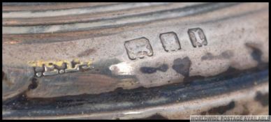 A near pair of silver filled stub stub c