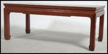 A good 20th century Chinese hardwood cof