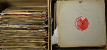 A large collection of 78 rpm records of