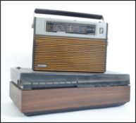 A retro teak affect cased Sony stereo ca