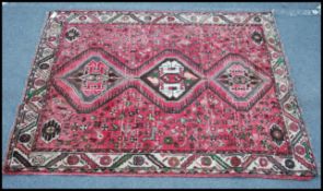 A deep pile Pakistani - Islamic rug with