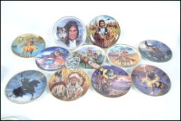 A collection of collectors plates all pe