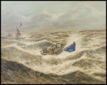 G Butten 1976. An oil on board painting