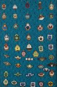 A collection of 49 Aintree race badges, for the Liverpool County Stand,