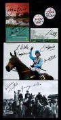 Signed Best Mate 2004 Cheltenham Gold Cup memorabilia, comprising a racecard,