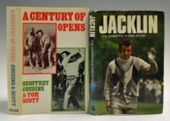 Jacklin, Tony - 'Jacklin The Champion's Own Story' 1970 in green cloth, illustrated HB with DJ t/w