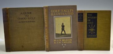 Early Golf Instruction books from 1905 onwards to incl Arnold Haultain 