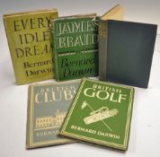 Darwin, Bernard - Selection to include 'James Braid' 1952, with DJ in cloth, 'Golf Between Two Wars'