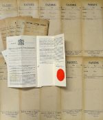 Selection of Letters Patent world issues awarded to Bergstrom & Digby for pipes, high pressure