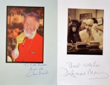 Autograph Assorted Selection on prints and quotation pieces, includes Sir Neville Marriner, Bruce