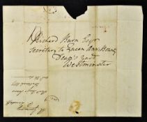 Monmouthshire Gwernsey 1817 Letter sent to the Secretary of 