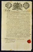 Privateer During the War of Independence 1779 Official Admiralty Printed Document with manuscript