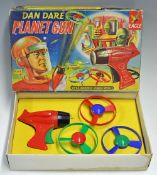 Merit Dan Dare Planet Gun by J & L Randall in original box, black, red and green, with 3x spinning