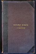 Railway Essays Book by C Dandridge entitled 'Essay on experience and knowledge gained in