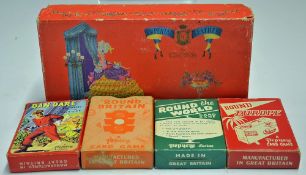 1950s Dan Dare Pepys Playing Cards t/w Round Britain Round Europe Round the World, all complete in