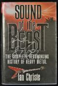 Entertainment Motorhead ‘Sound of The Beast’ Signed Book 1st edition, signed to the front by ‘Lemmy’