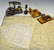 Pair of Hand Made Pumps to include a high quality Beam Pump (with original drawing plans) made