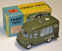 Corgi Toys US Army Field Kitchen No. 359 green in original box includes cook figure, nice example,