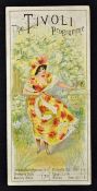 Tivoli Theatre Programme 1900 Music Hall in the Strand, London, a beautiful multi-coloured