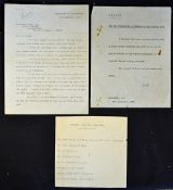 WWI 'Secret' Cabinet Telegram 1915 dated 25th September, entitled 'For the information of members of