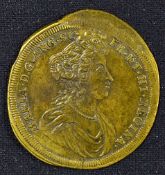 Royalty Coronation of King William III and Queen Mary Medallion 1689 an attractive medallion of this